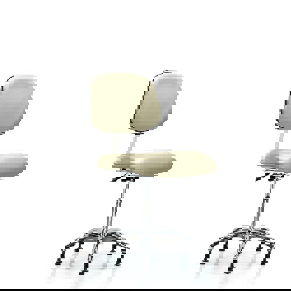 Task Chair: Vinyl, Adobe White